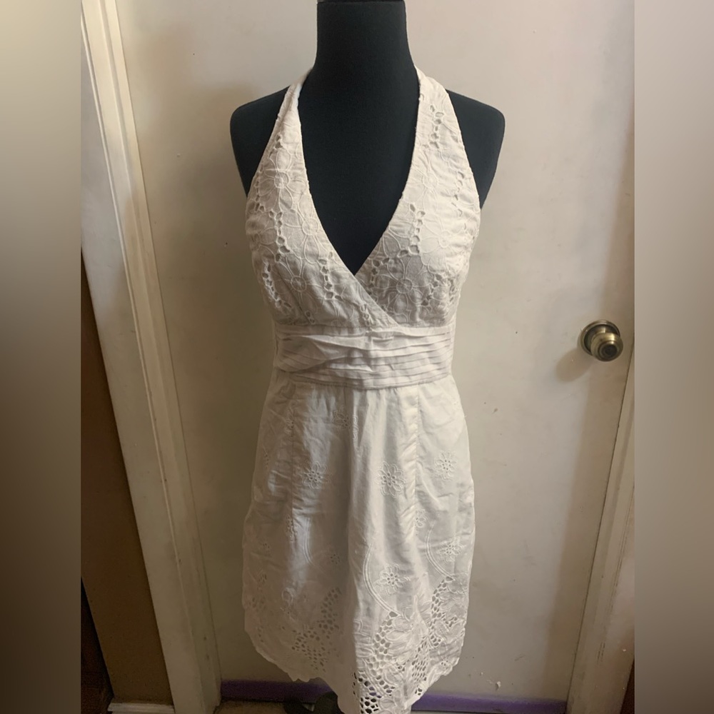 Lilly Pulitzer Wilma Eyelet Halter Dress